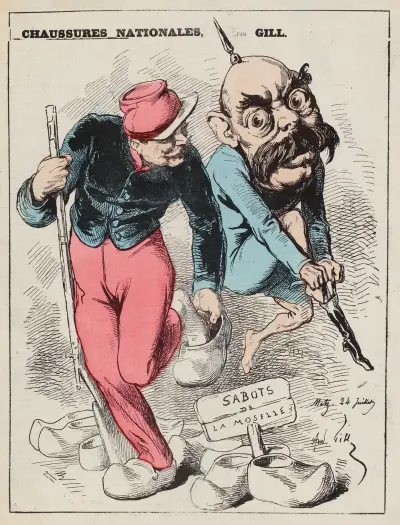 Chaussures nationales av André Gill