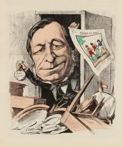 Jules Mirès von André Gill