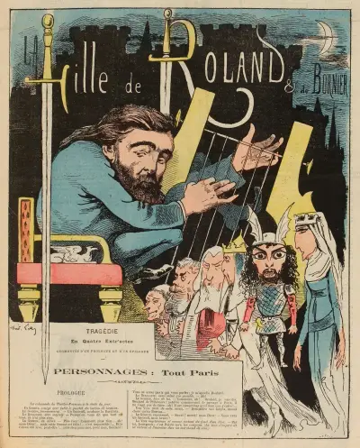 La fille de Roland & de Bornier av André Gill