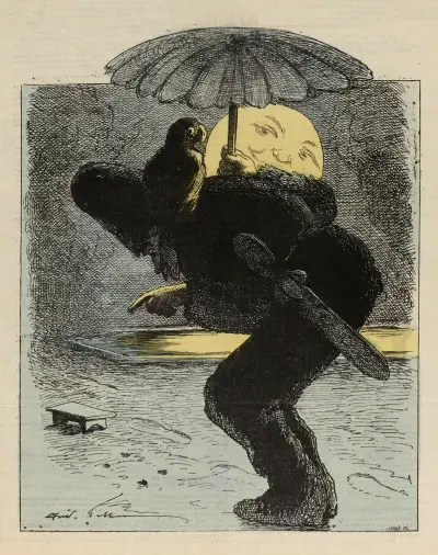 La piste, André Gill