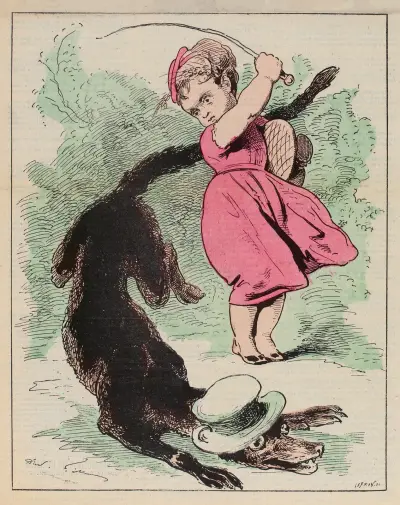 La revanche du Petit Chaperon rouge av André Gill