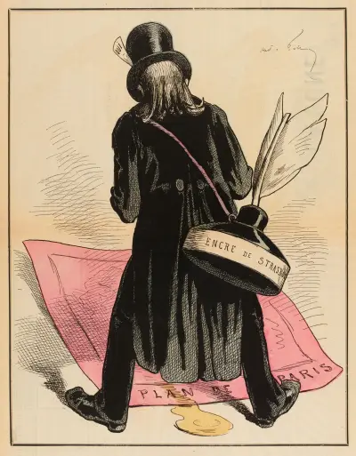 L’Américain de Versailles, André Gill