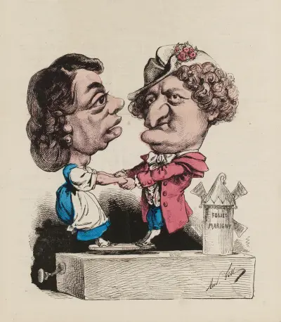 Le couple Montrouge von André Gill