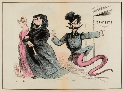 Le dentiste, André Gill