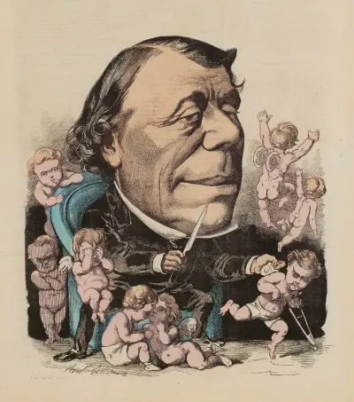 Le Dr. Ricord von André Gill