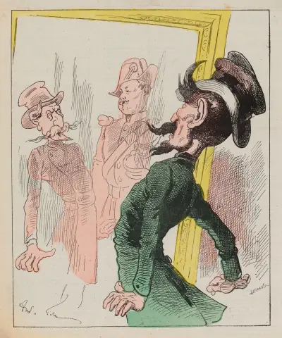 Le miroir av André Gill