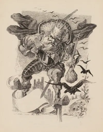 Le roi coup-de-sabot av André Gill