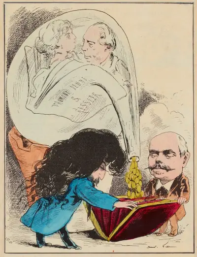 Le succès du vaudeville Fromont jeune et Risler ainé, André Gill