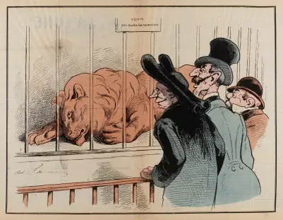 Le vieux captif, André Gill