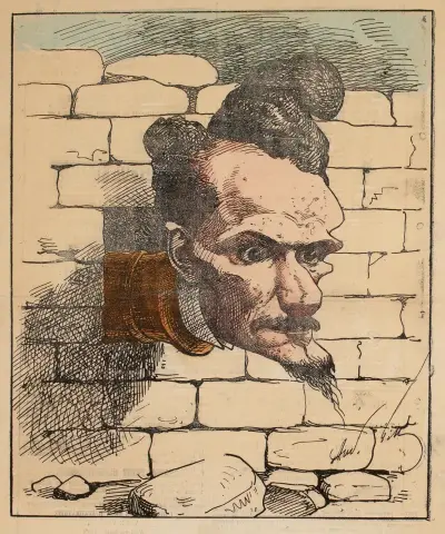 Les hommes du jour Henri Rochefort, Membre du gouvernement de la défense nationale, président de la Commission des, André Gill