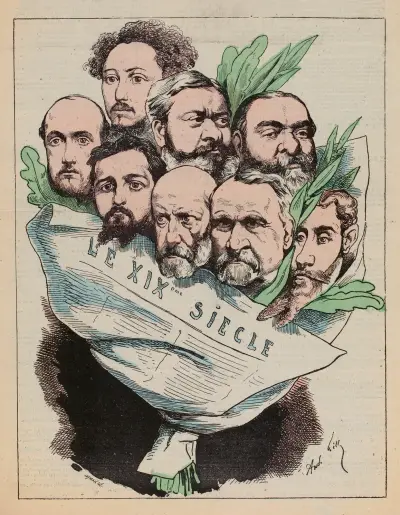 Les journaux de Paris, André Gill