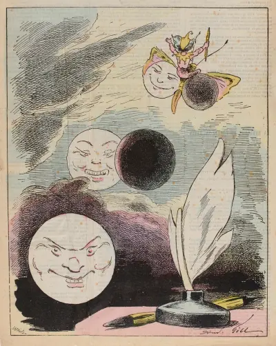 Les métamorphoses de l’Eclipse av André Gill