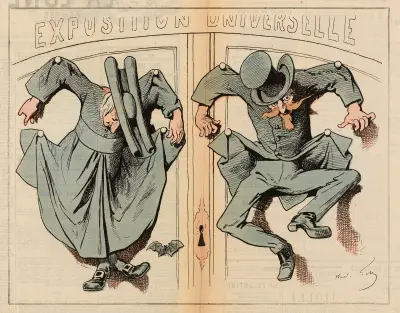 Les oiseaux de mauvais augure, par Gill av André Gill