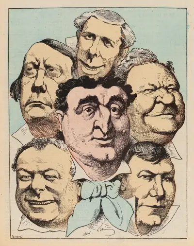 Les théâtres de Paris – Les Variétés von André Gill