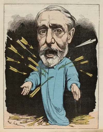 M. Challemel-Lacour av André Gill