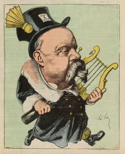 M. Deslorgeril, par Gill av André Gill