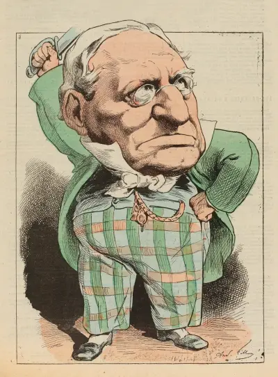 M. Henri Monnier av André Gill
