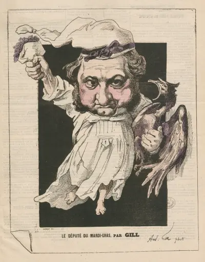 M. Rouher; Le député du Mardi-Gras av André Gill