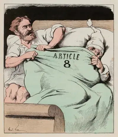 Mauvais coucheur av André Gill