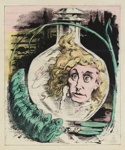 Melle Nilsson (Ophélie) av André Gill