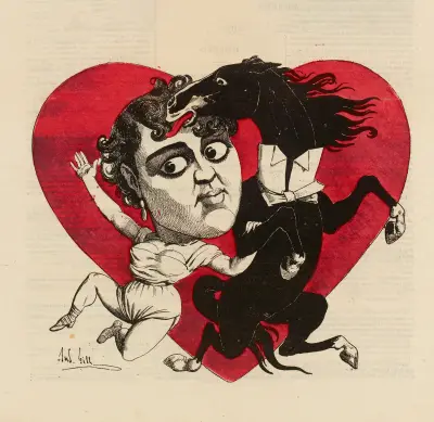 Miss dada menken, André Gill