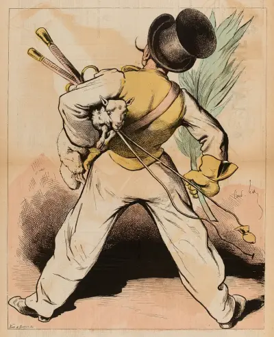 Pas vierge.et martyr,, André Gill