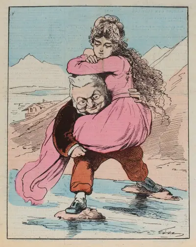 Paul et Virginie von André Gill
