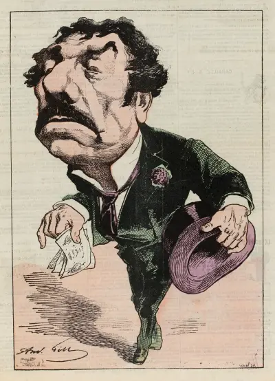 Pauline Mènier av André Gill