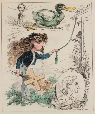 Place au théâtre. et aux jeunes av André Gill