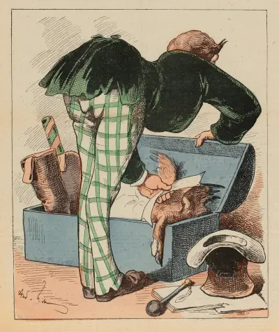 Plions bagage av André Gill
