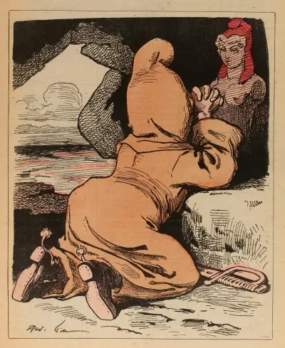 Quand le Ratapoil devient vieux av André Gill