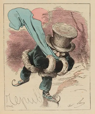Skating-ring von André Gill