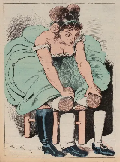 Sur quel pied danser, André Gill