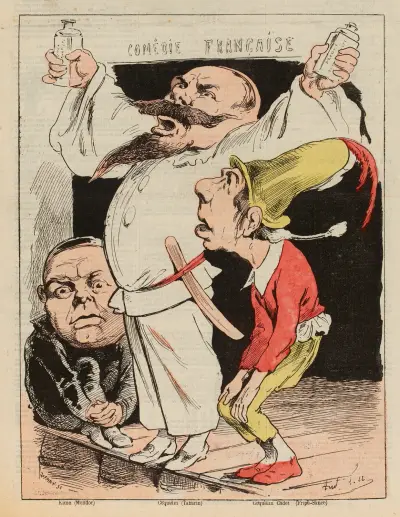 Tabarin (Comédie Française) av André Gill