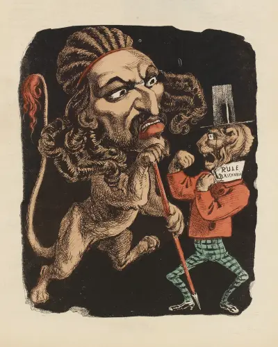 Théodore, kung av Abessinien av André Gill