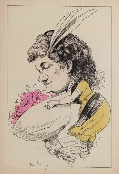 Zulma Bouffar av André Gill