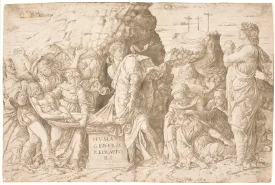 Gravlæggelsen av Andrea Mantegna