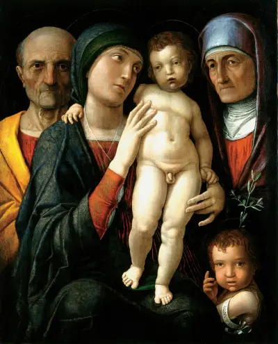 The Holy Family av Andrea Mantegna