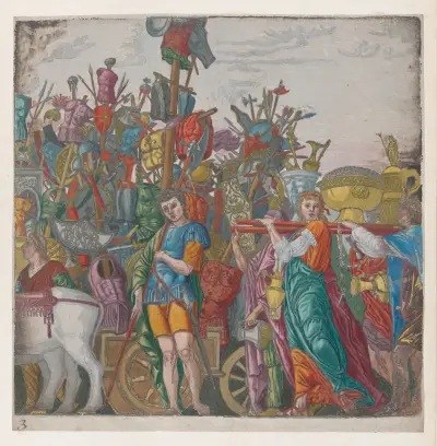 Trophies of War av Andrea Mantegna