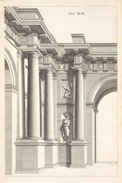 The other half of the same design. av Andrea Pozzo
