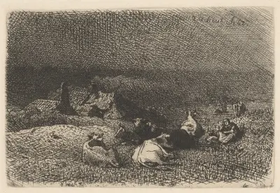 Landschaft mit einer Kuhherde von Andreas Achenbach