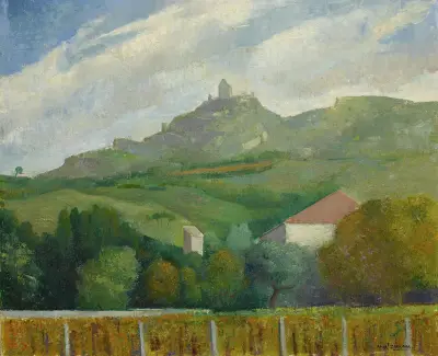 Paysage d’été av Ángel Zárraga