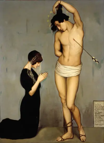 Votive Offering (Saint Sebastian) av Ángel Zárraga