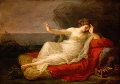 Ariadne von Theseus verlassen von Angelica Kauffmann