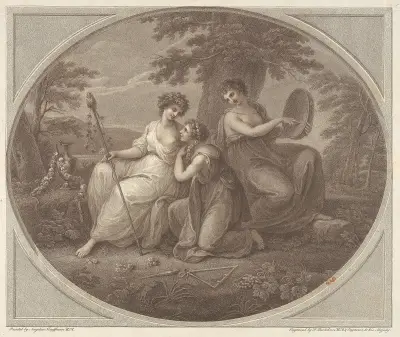 Bacchanalians av Angelica Kauffmann