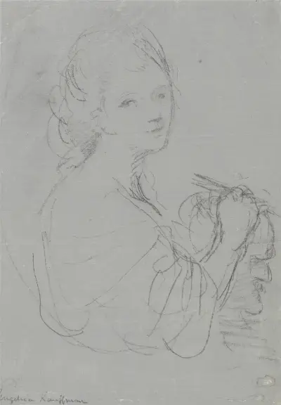 Selbstporträt – Nr. 2 von Angelica Kauffmann