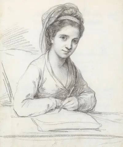 Självporträtt av Angelica Kauffmann
