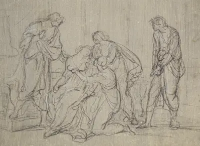 Vergil liest Augustus und Octavia die Aeneis vor von Angelica Kauffmann