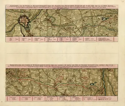 Afbeelding van de linien of retrenchementen; representation des lignes von Anna Beek