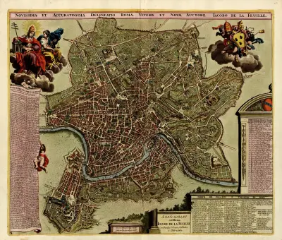 Novissima et accuratissima delineatio Romae av Anna Beek